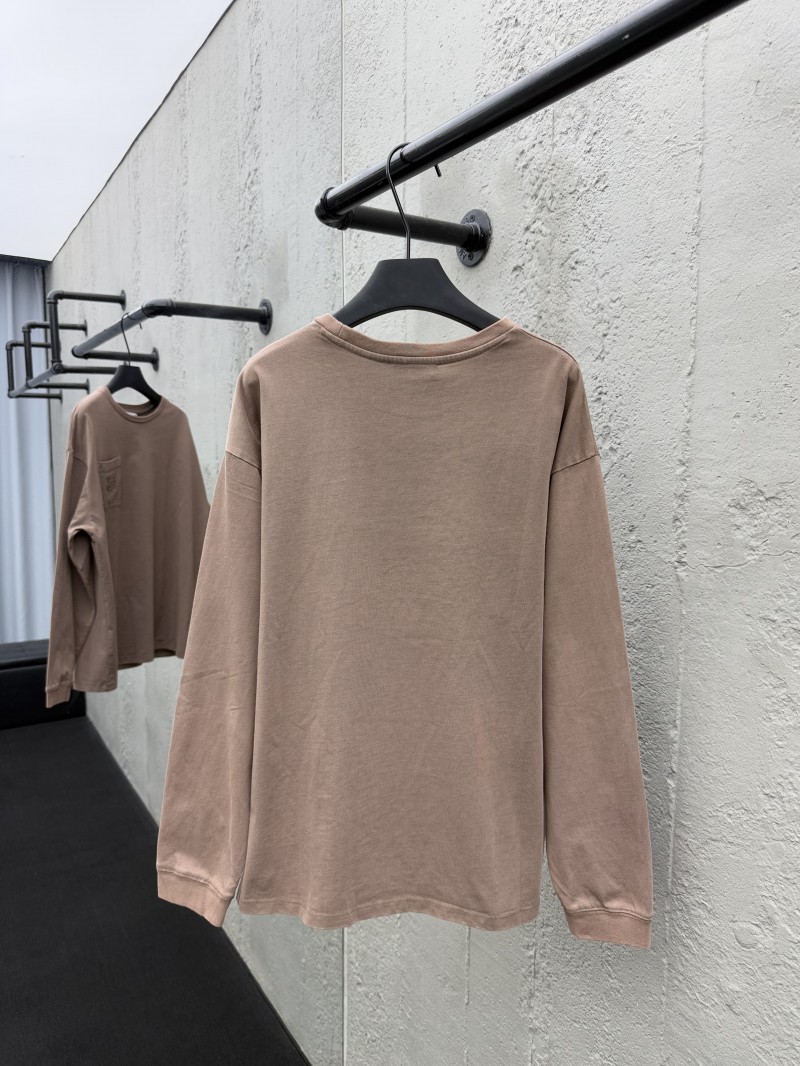 Miu Miu Pocket Letter Embroidered Long Sleeve 1