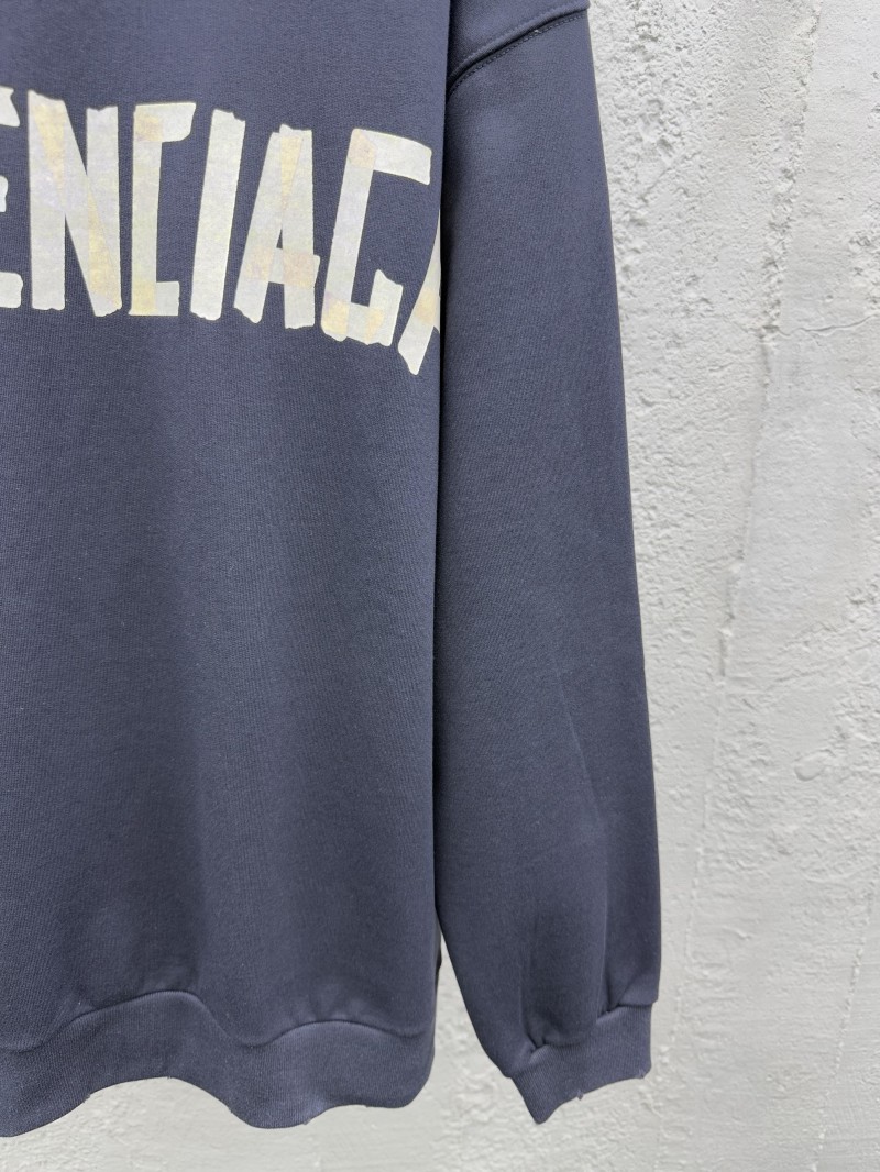 Balenciaga Gum Tape Alphabet Logo Print Round Neck Long Sleeve 6