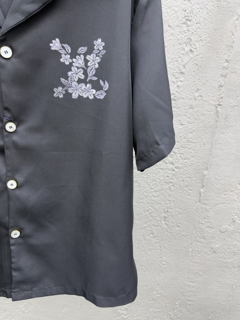 Lv x Nigo Joint Printed Silk Short Sleeve 6