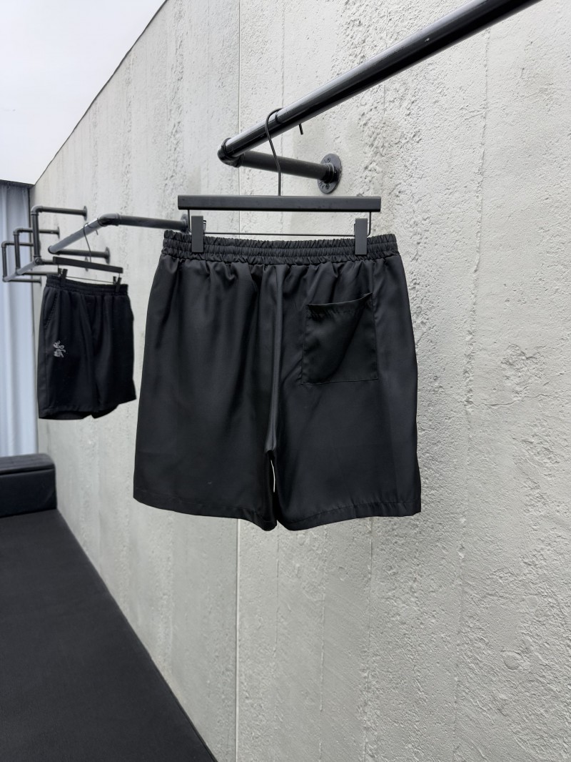Lv x Nigo Co-branded Printed Silk Shorts 1