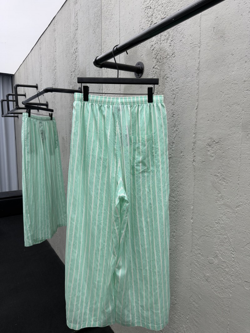 Balenciaga Striped Elastic Trousers 1