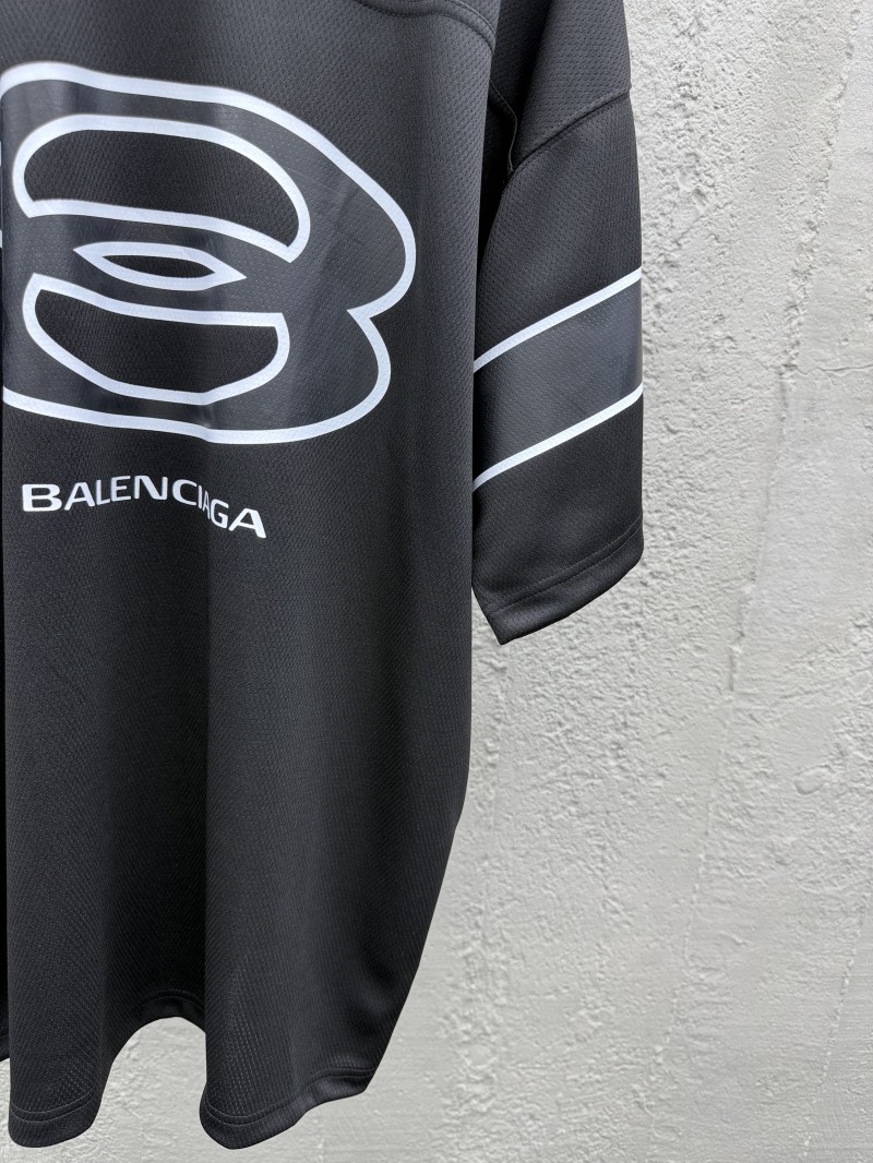 Balenciaga FW25 Letter Print Crew Neck Pullover Short Sleeve T-Shirt 2 6