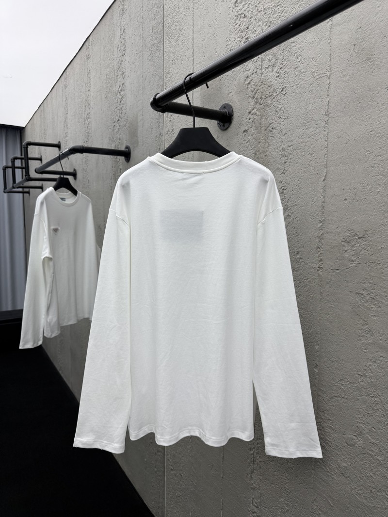 Prada washed powder label long sleeves 1