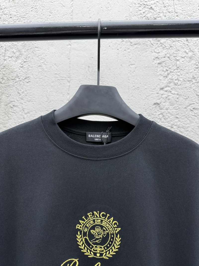 Balenciaga Angel Embroidered Short-Sleeved T-Shirt 1 2