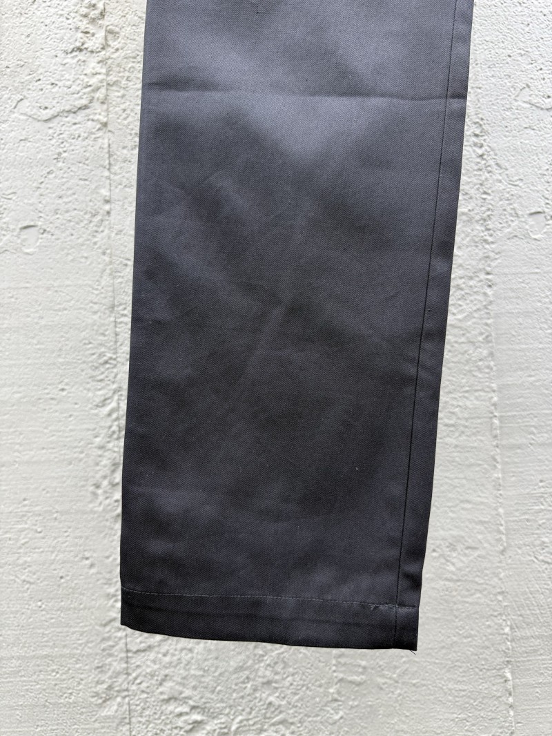 LV Solid Color Letter Embroidery Casual Workwear Pants 1 5