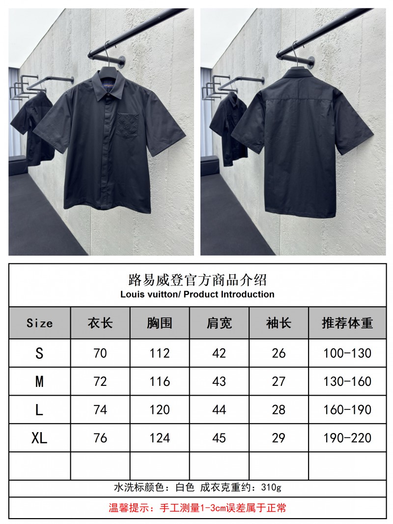 LV Monogram Pocket Short-Sleeve Shirt 2 9