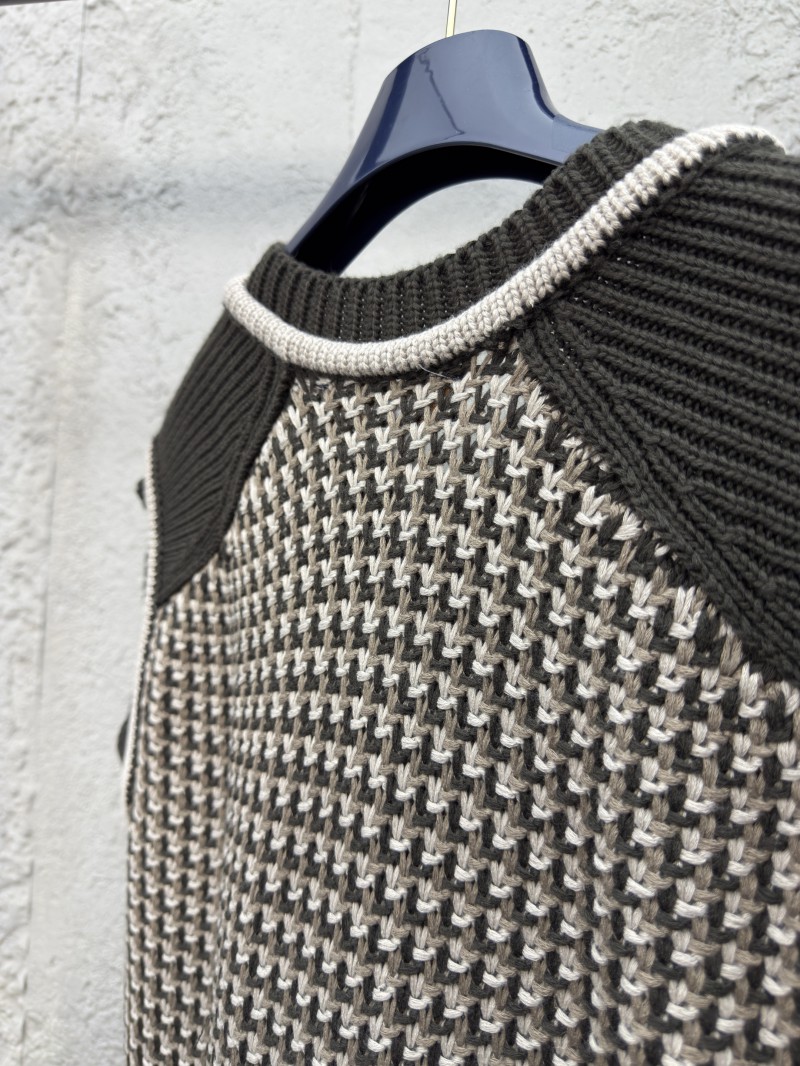 LV jacquard cotton knit vest 8