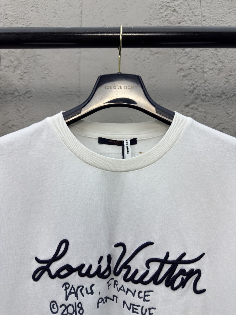 LV Special Printed Embroidered Short-Sleeved T-Shirt 2