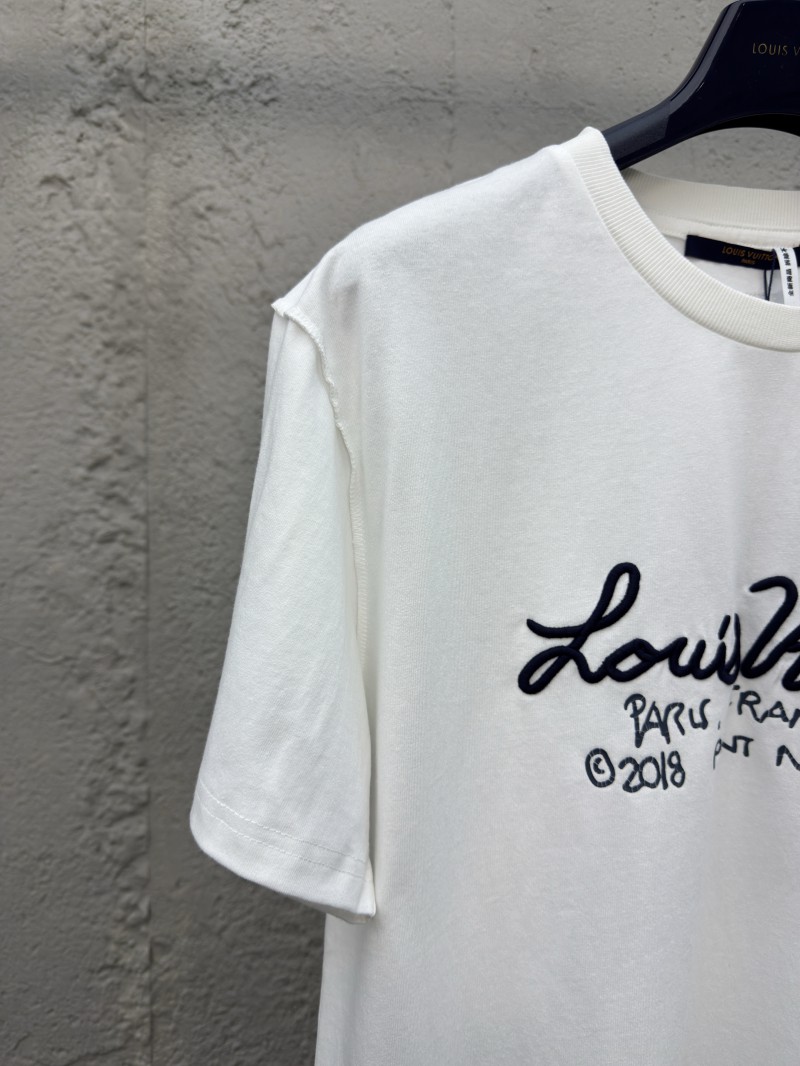 LV Special Printed Embroidered Short-Sleeved T-Shirt 3