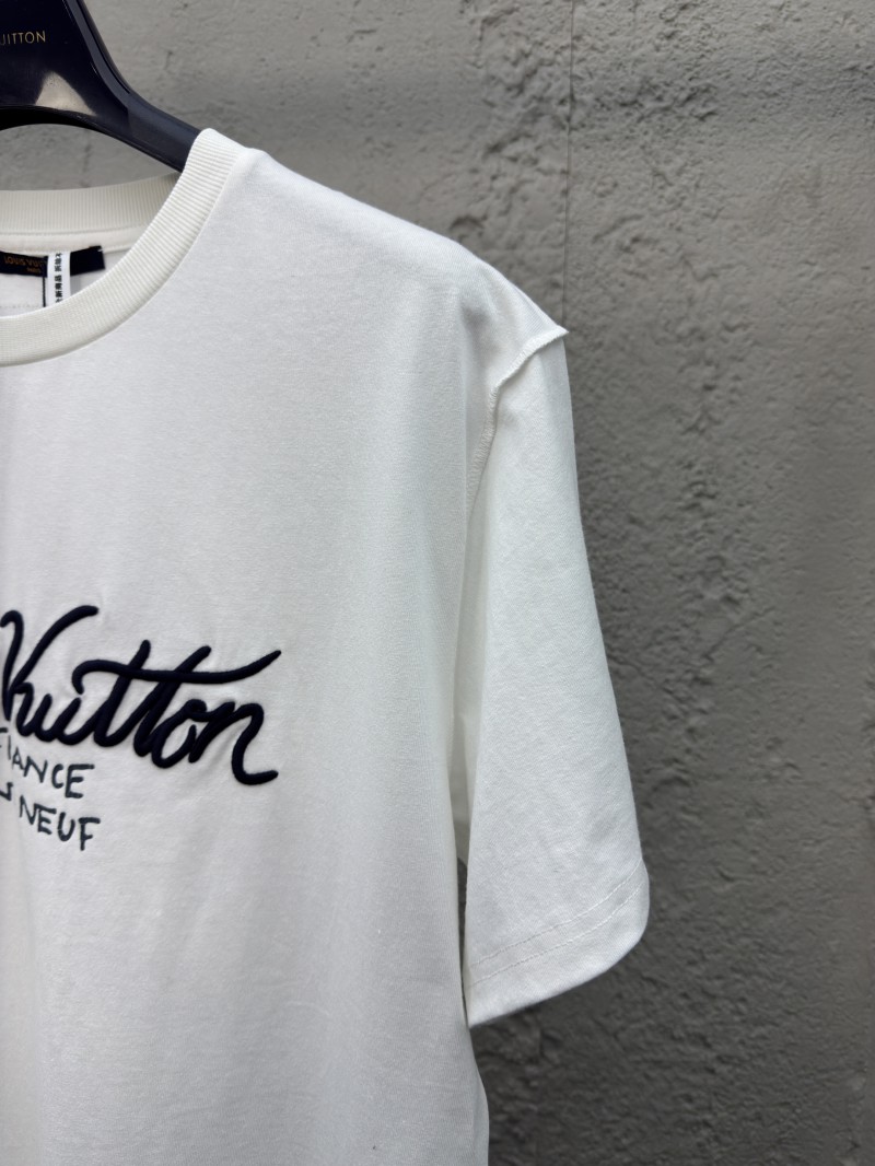 LV Special Printed Embroidered Short-Sleeved T-Shirt 4