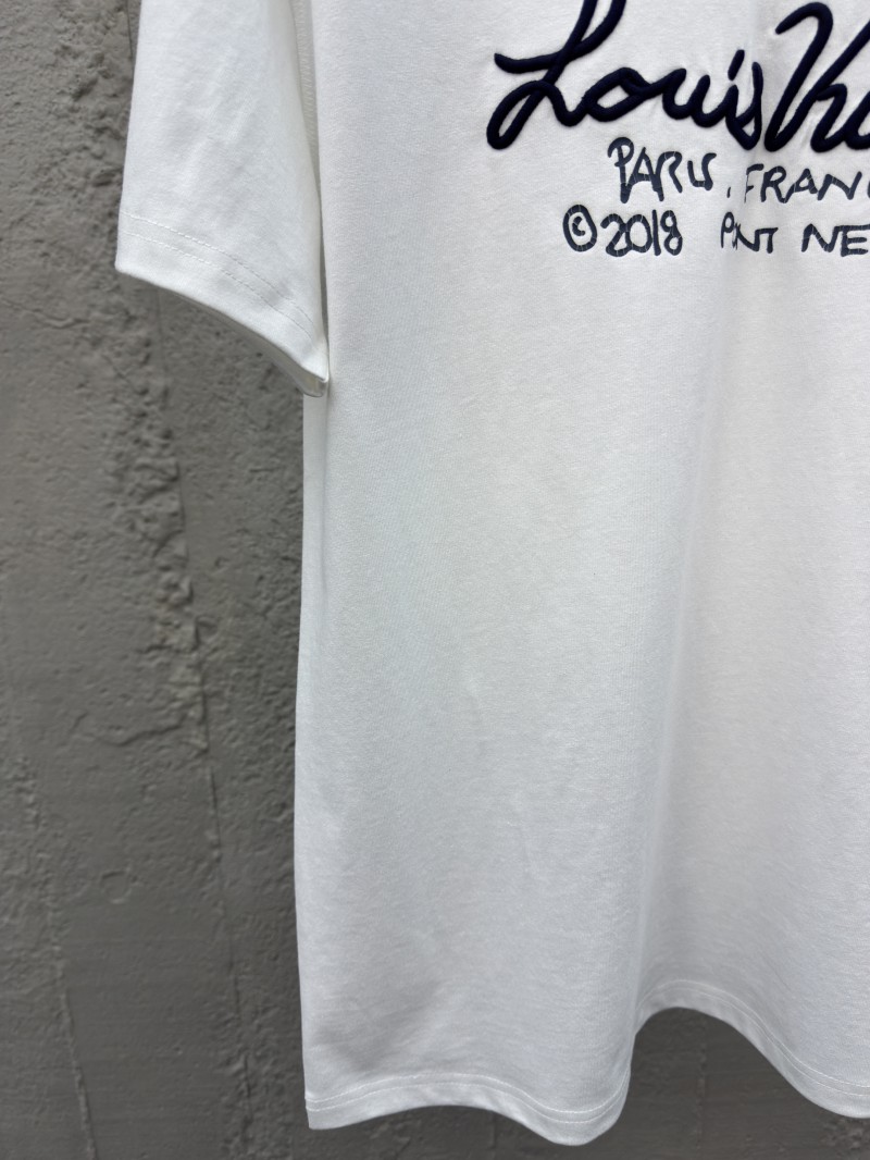 LV Special Printed Embroidered Short-Sleeved T-Shirt 5