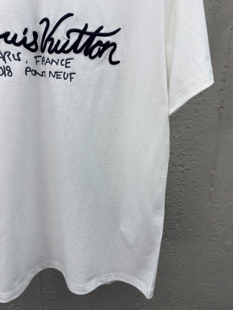 LV Special Printed Embroidered Short-Sleeved T-Shirt 6