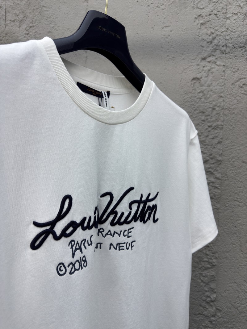LV Special Printed Embroidered Short-Sleeved T-Shirt 7