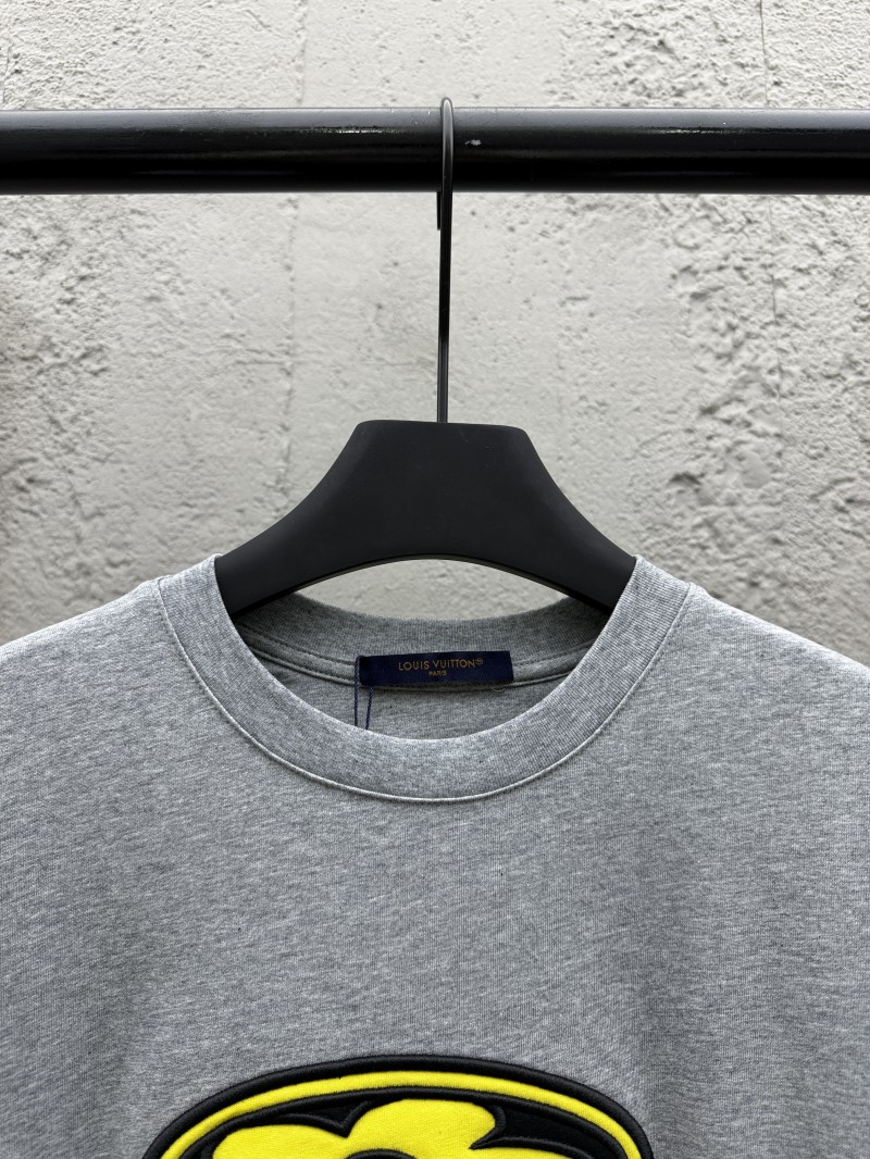 LV Nigo Collaboration Pattern Embroidered T-Shirt Short Sleeve 2