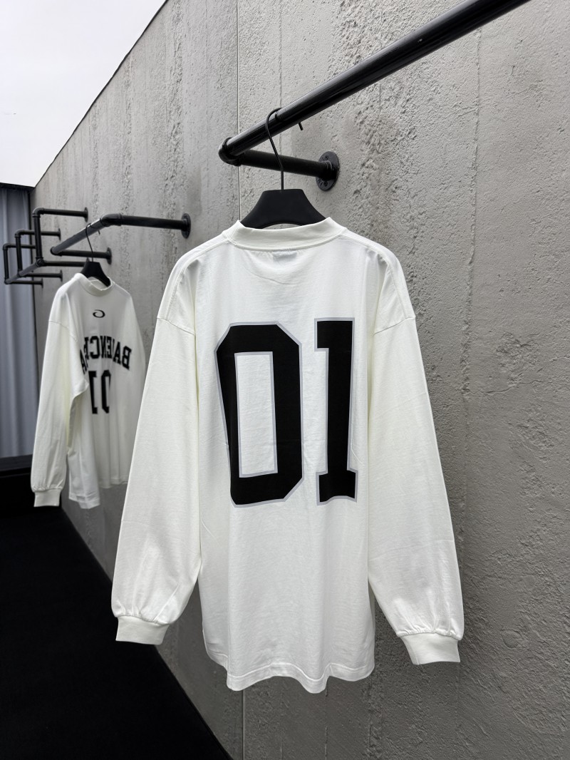 Balenciaga Basketball Series Letter Print Round Neck Long Sleeve 1 1