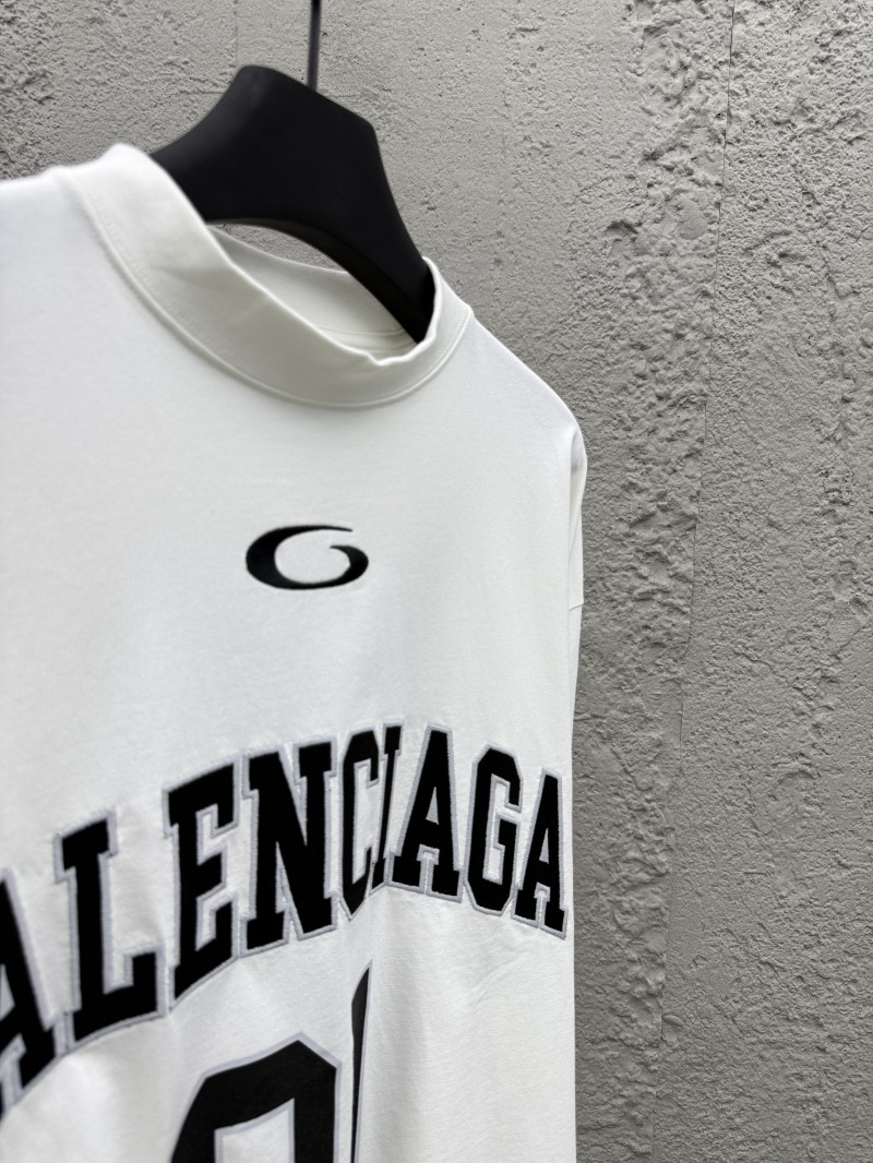 Balenciaga Basketball Series Letter Print Round Neck Long Sleeve 1 7