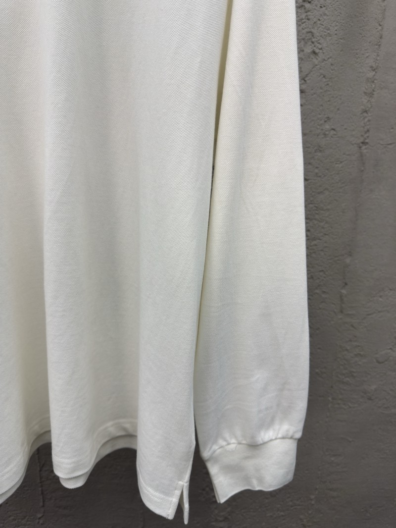 Miu Miu Collared Striped Polo Shirt 6