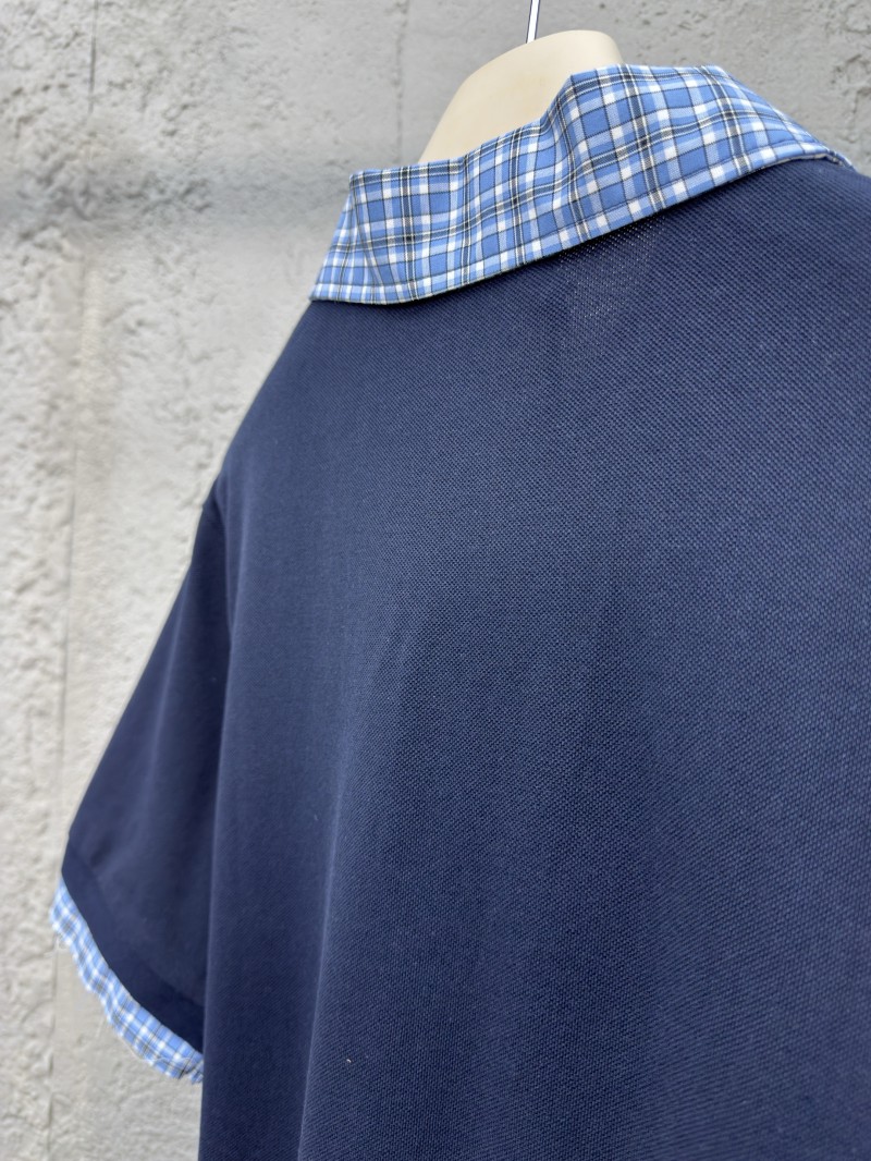 Miu Miu Checkered Logo Polo Shirt 8