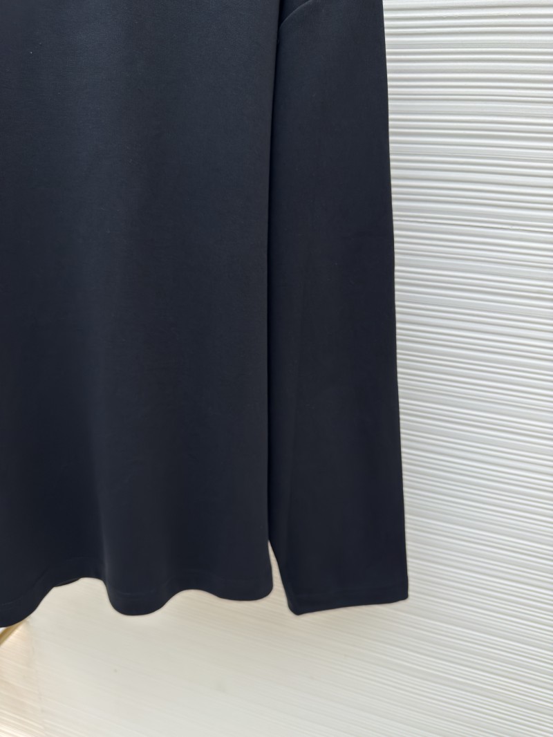 Miu Miu Embroidered Burnout Logo Long Sleeve 2 6