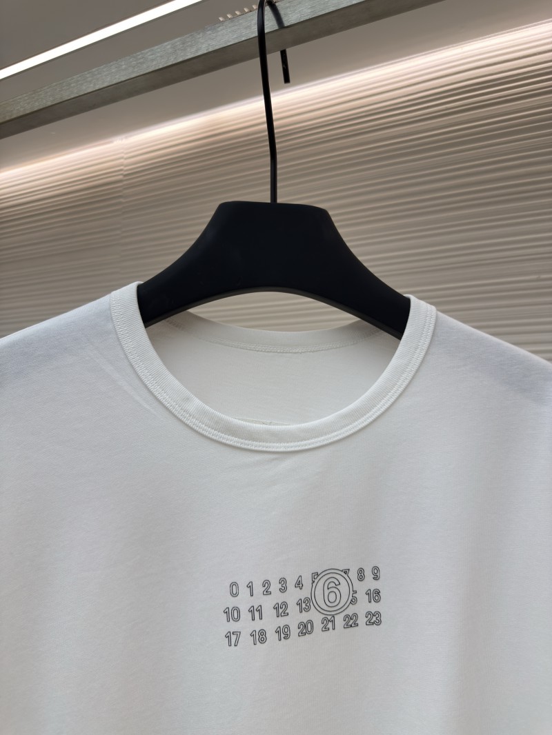 Maison Margiela Label Print Short-Sleeve T-Shirt 1 2