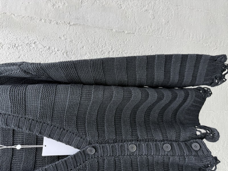 Maison Margiela Wool Blend Destroyed Cardigan 6