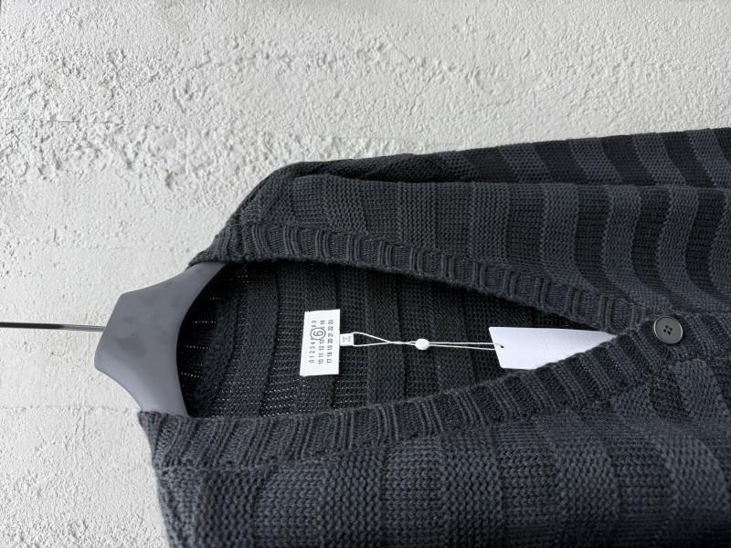 Maison Margiela Wool Blend Destroyed Cardigan 7