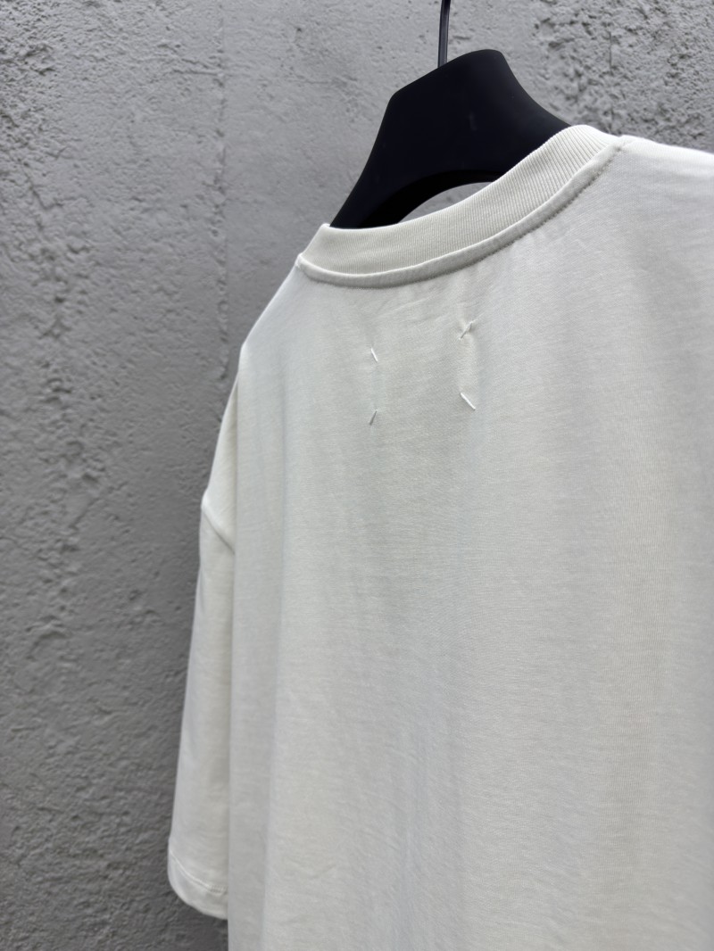 Maison Margiela Micro-Logo Stitching Decorated Short-Sleeve T-Shirt 8