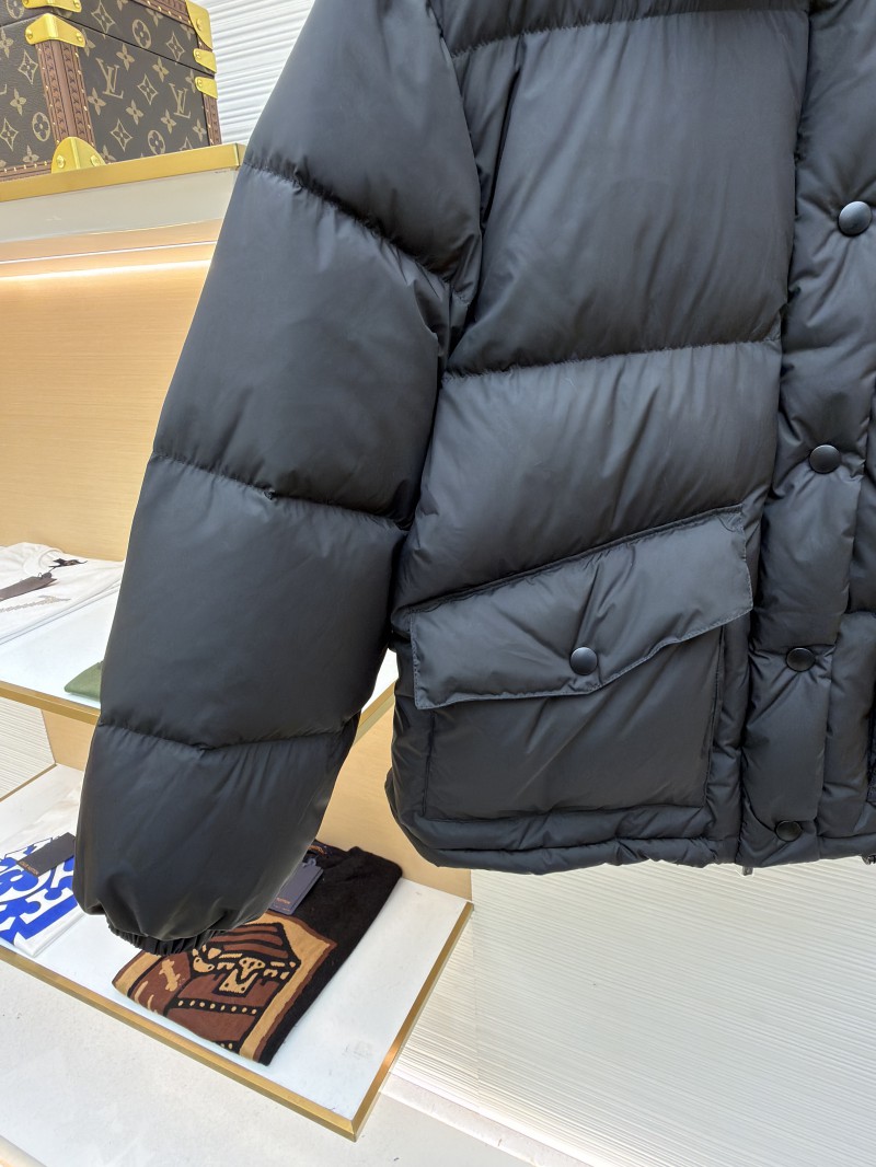 Miu Miu Printed Leather Collar Down Jacket 5