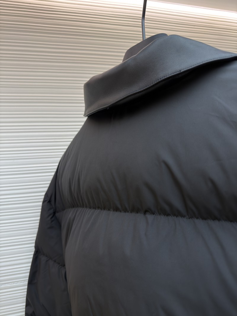 Miu Miu Printed Leather Collar Down Jacket 8