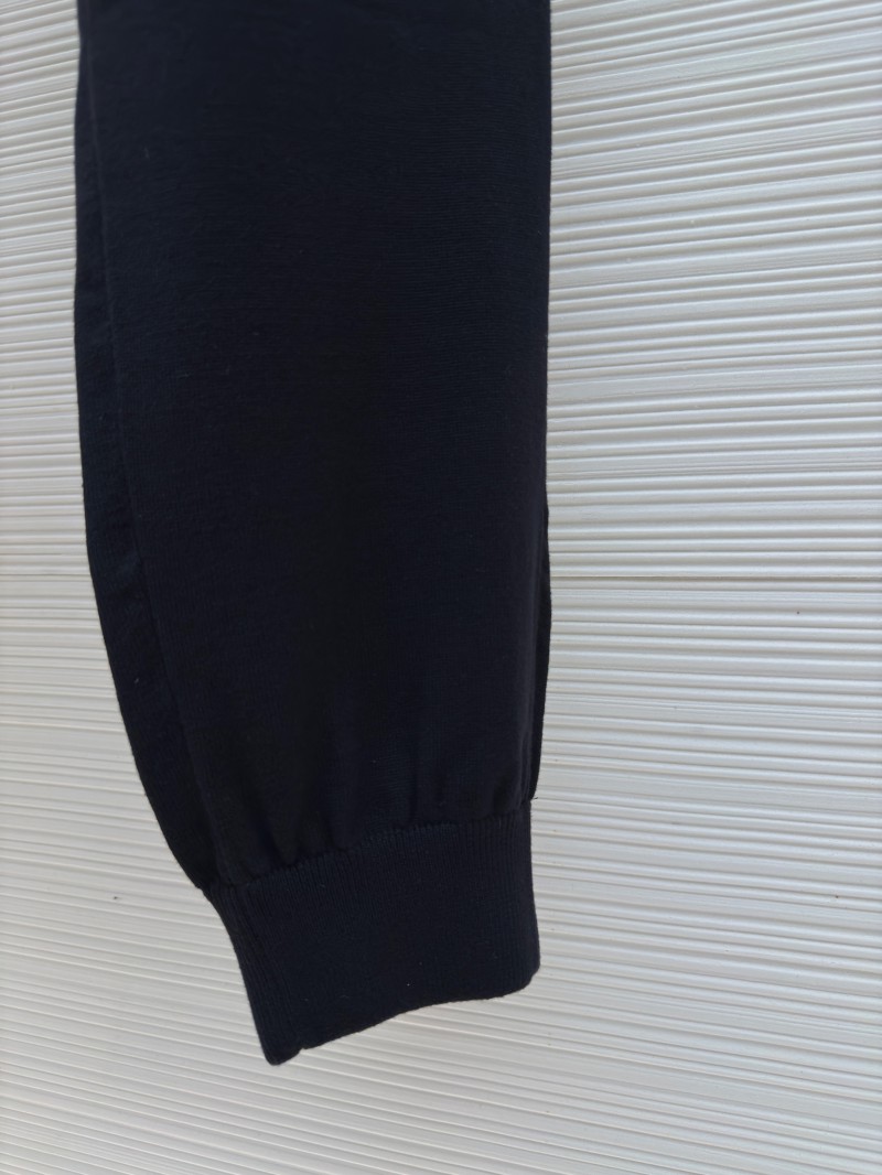 LV Letter Print Elastic Waist Knit Sweatpants 6