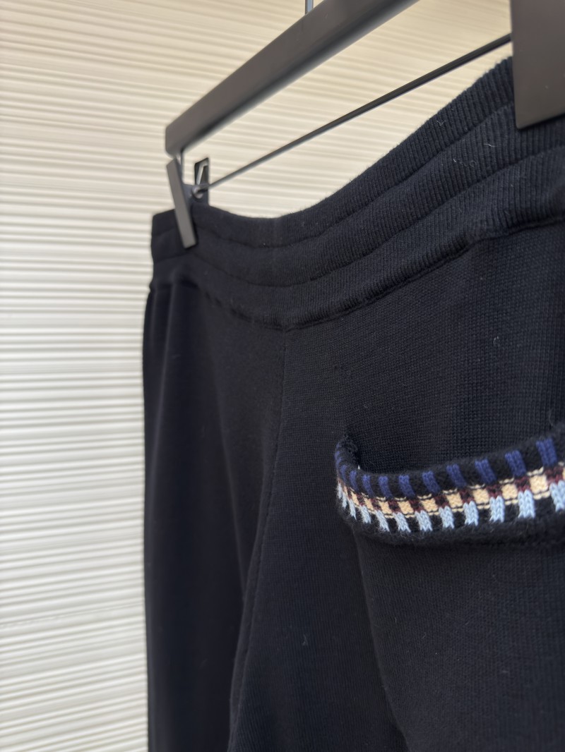LV Letter Print Elastic Waist Knit Sweatpants 8