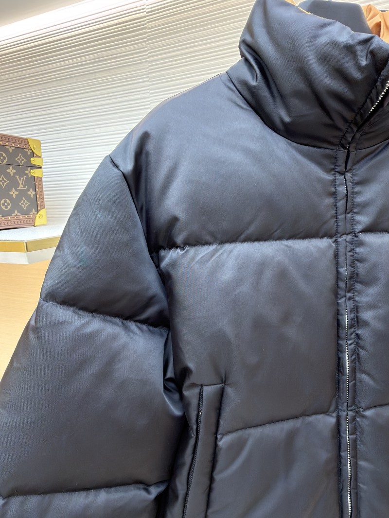 Prada High-Waisted Stand Collar Down Jacket 2 3