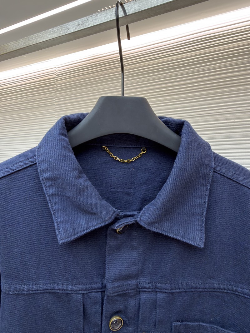 LV Dyed Embossed Denim Jacket 2
