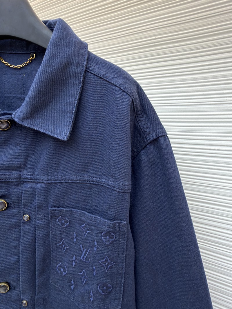 LV Dyed Embossed Denim Jacket 4