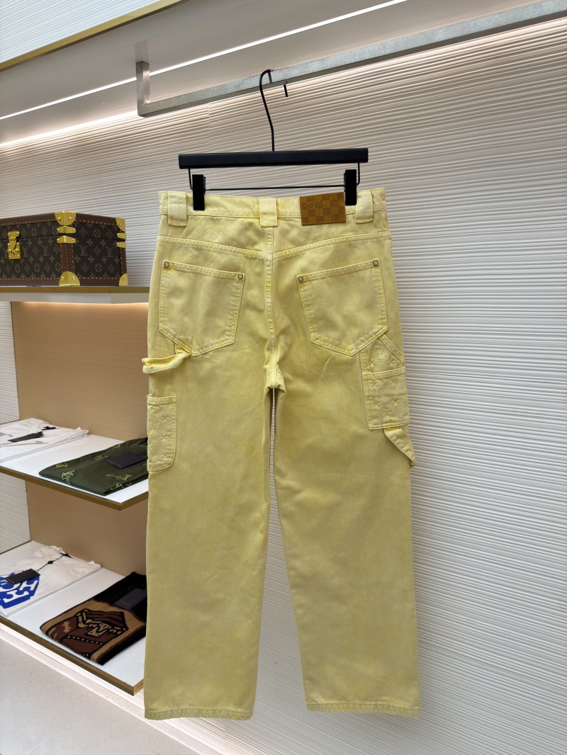 LV Dyed Embossed Denim Jeans 1