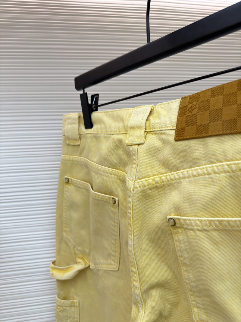 LV Dyed Embossed Denim Jeans 8