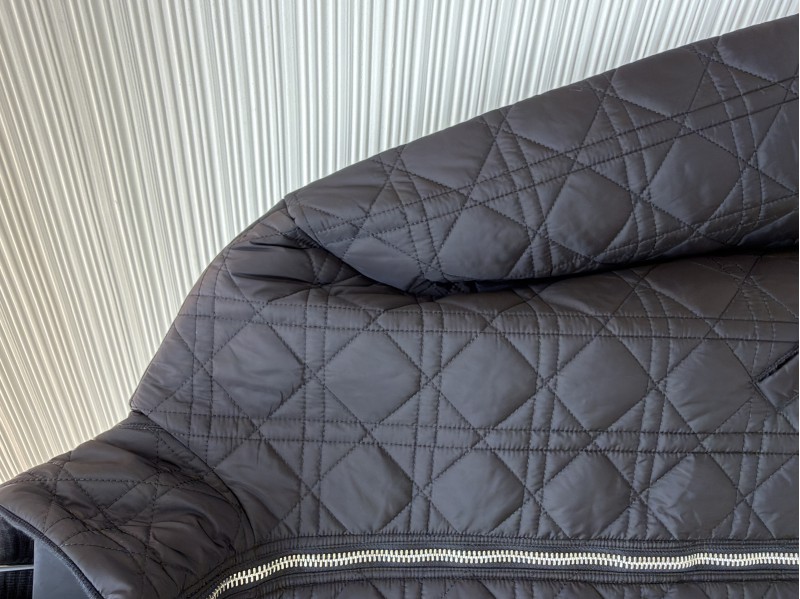 Dior Cannage Ribbed Two-Way Zip Jacket 4