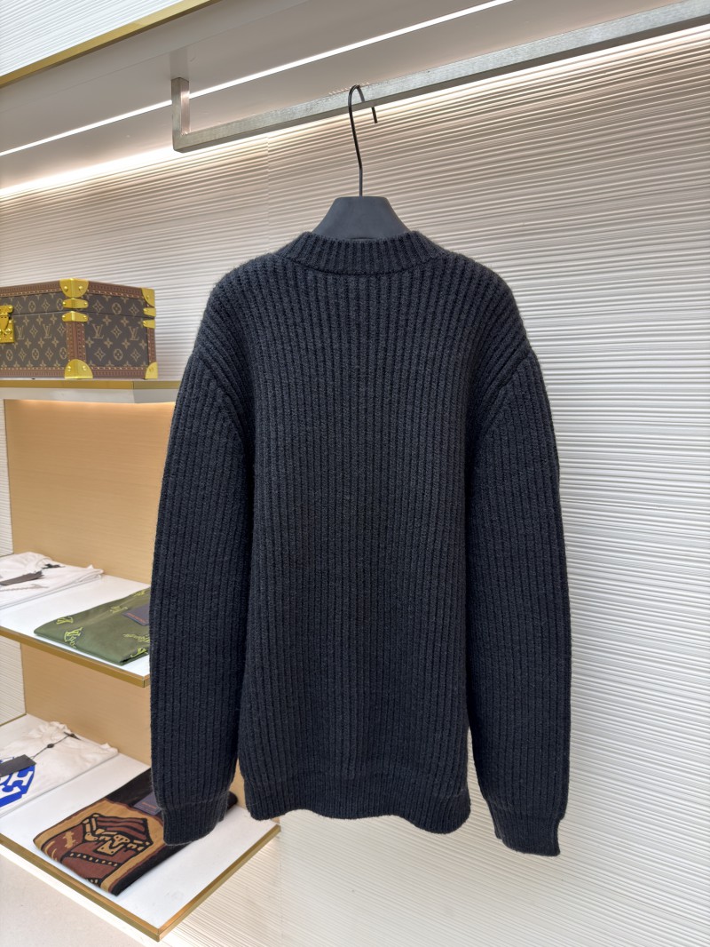 Prada Logo Jacquard Knit Sweater 1