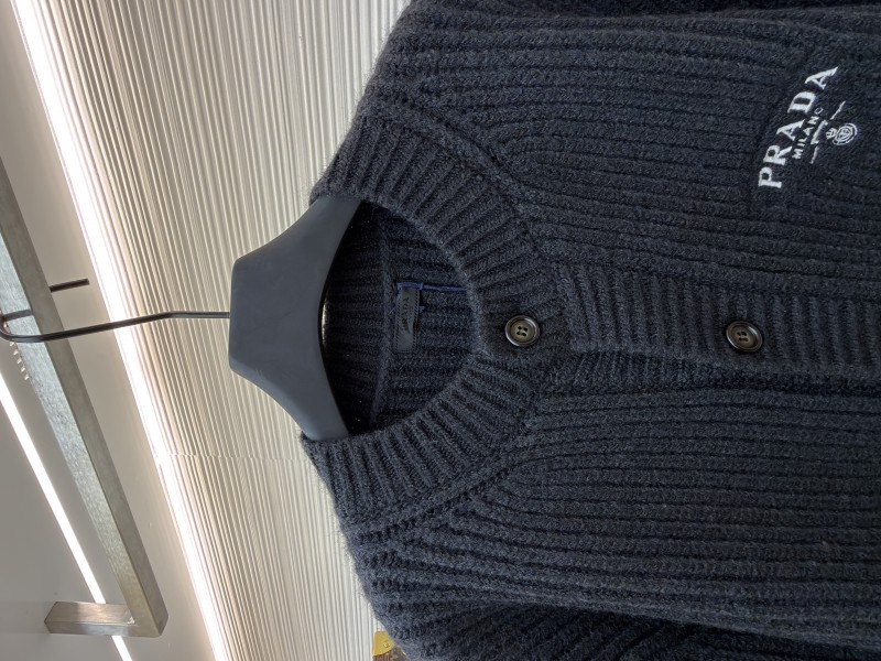 Prada Logo Jacquard Knit Sweater 2