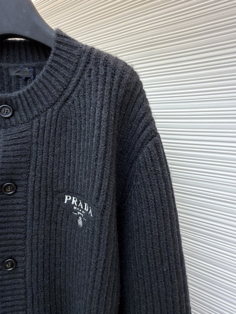 Prada Logo Jacquard Knit Sweater 4