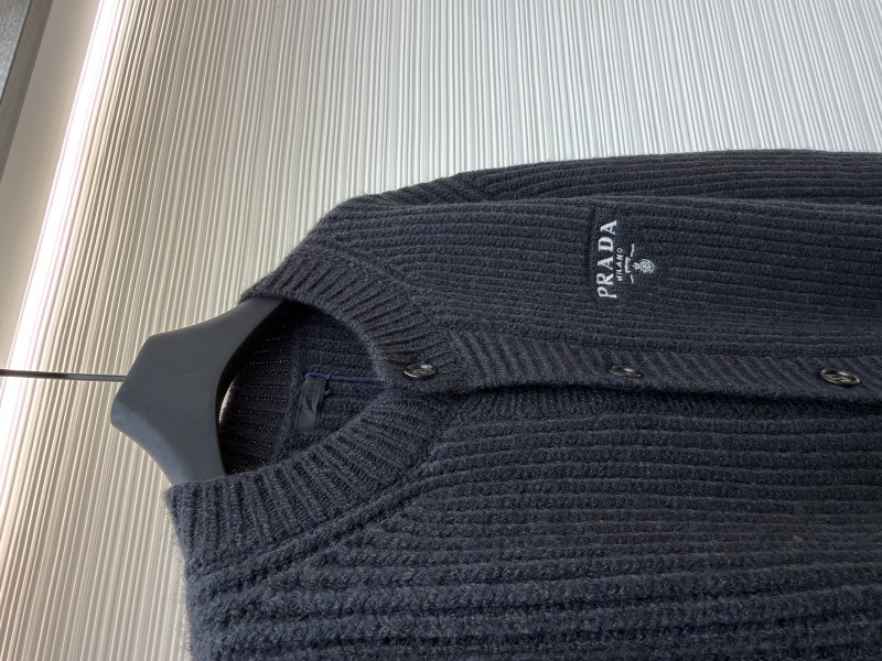 Prada Logo Jacquard Knit Sweater 7