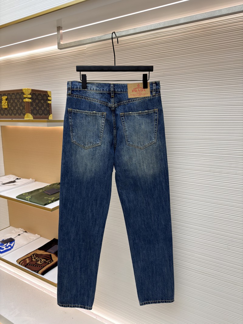Prada Triangle Micro Logo Jeans 1