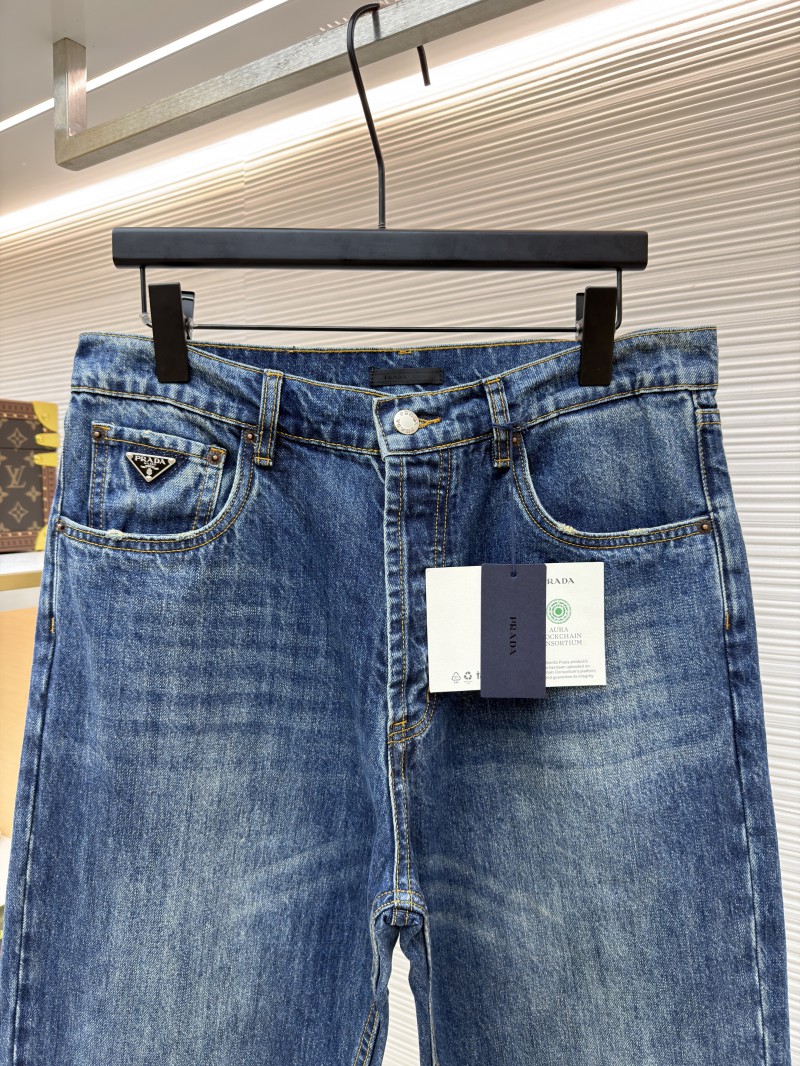 Prada Triangle Micro Logo Jeans 2