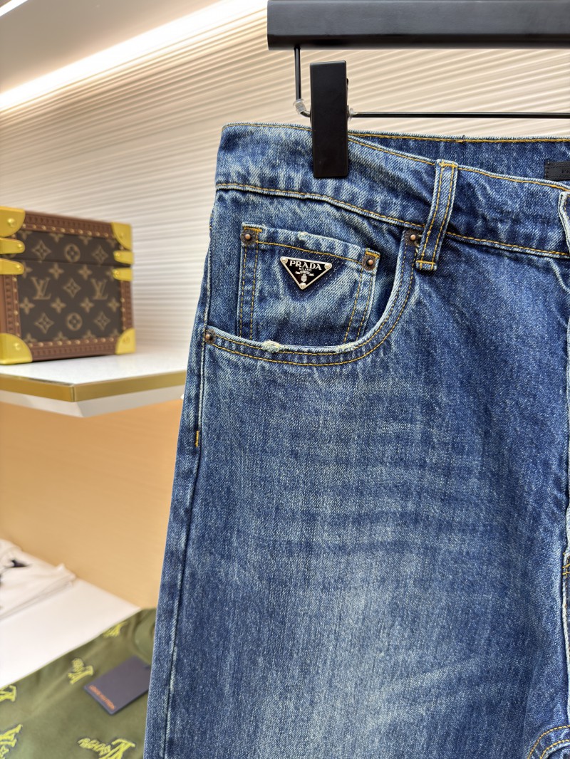 Prada Triangle Micro Logo Jeans 3