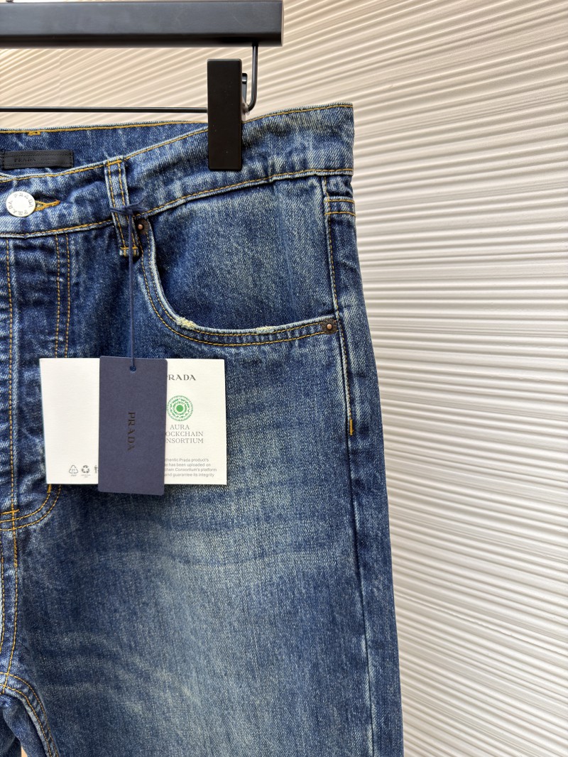 Prada Triangle Micro Logo Jeans 4