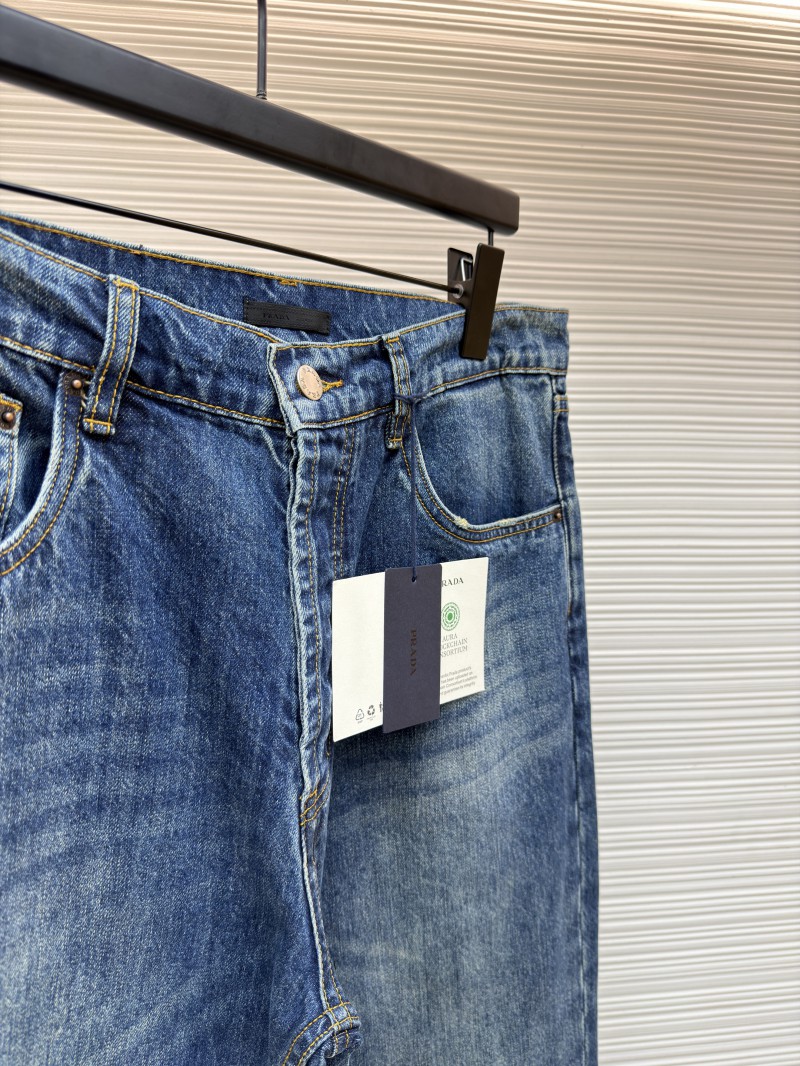 Prada Triangle Micro Logo Jeans 7