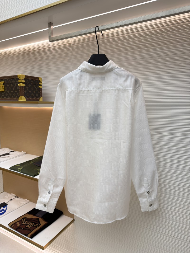 LV Checkered Jacquard Long-Sleeve Shirt 1 1