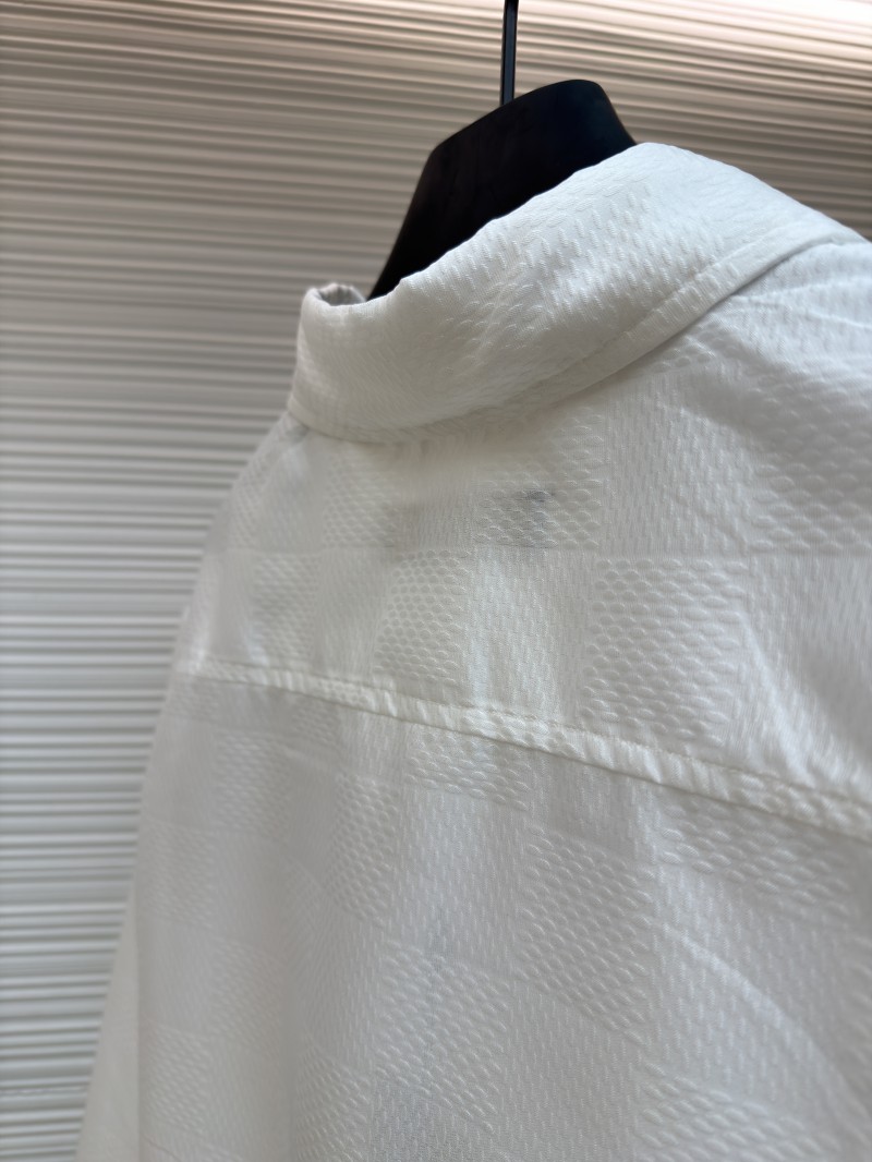 LV Checkered Jacquard Long-Sleeve Shirt 1 8