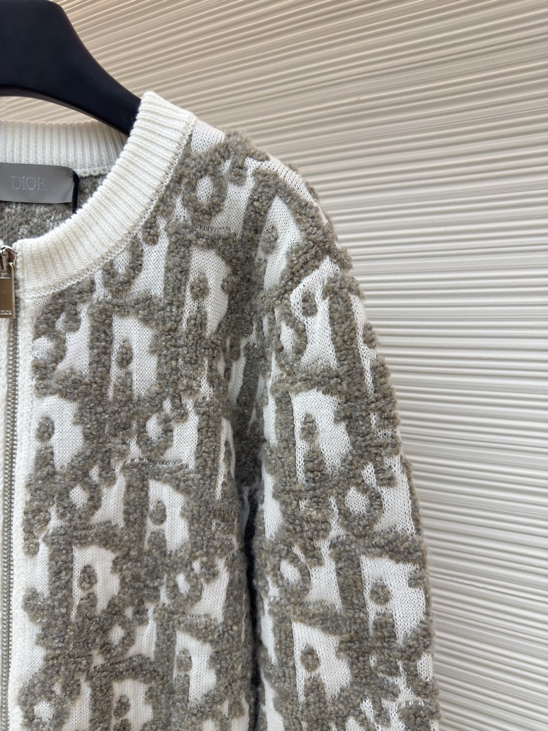 Dior Oblique Jacquard Knit Cardigan 4