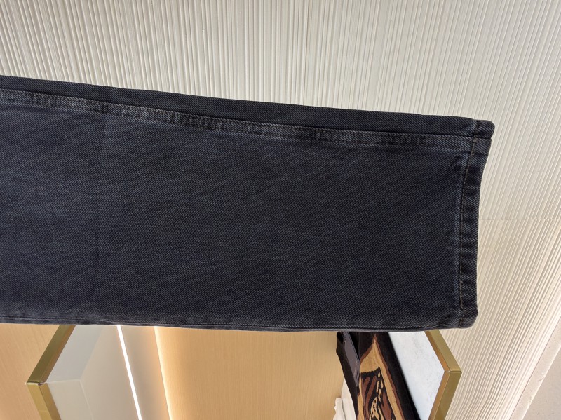 LV Patchwork Letter Denim Jeans 5